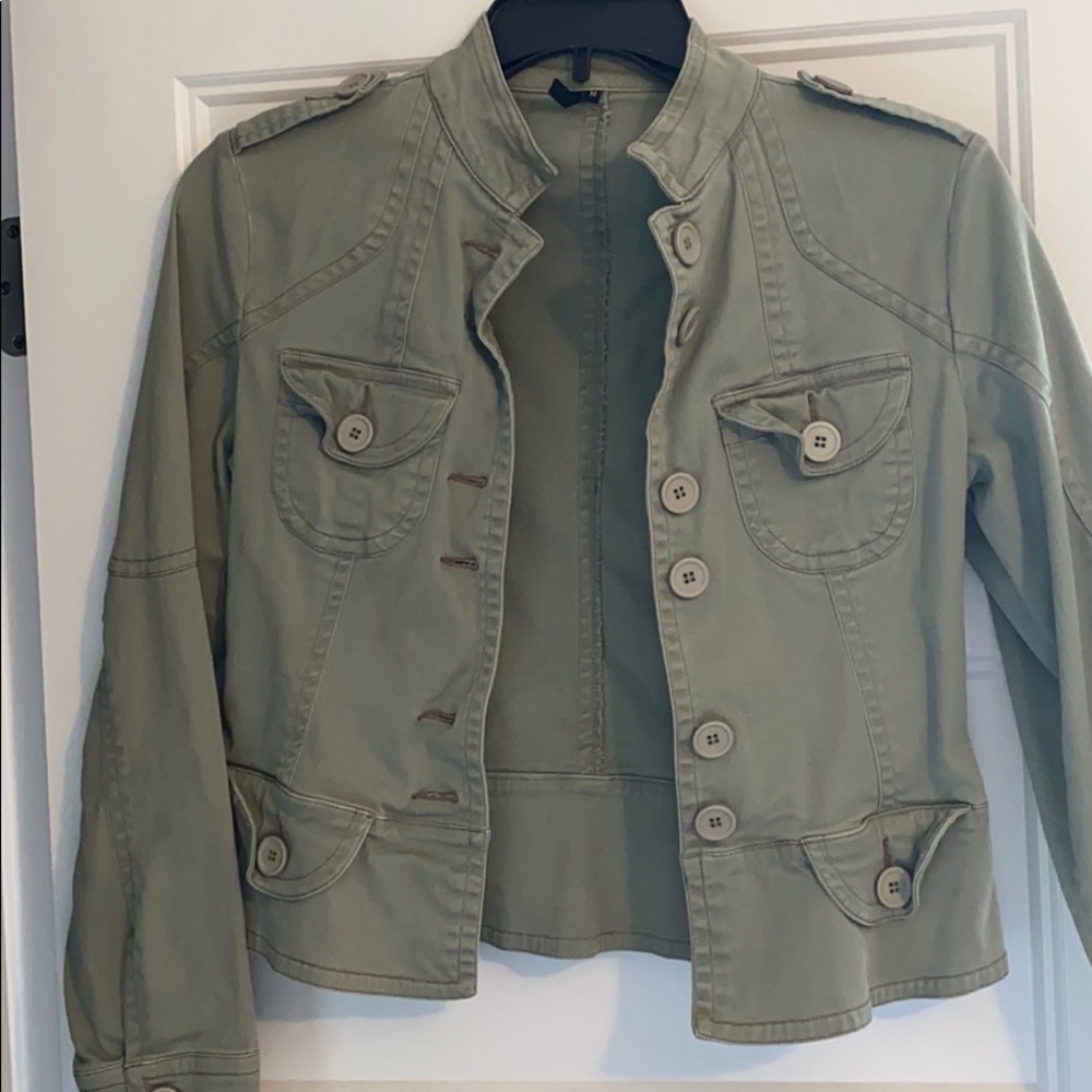 Olive green jacket
